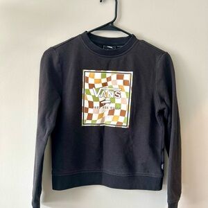 Vans Black Sweatshirt with Multicolor Logo